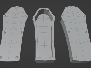 stylized coffin 3D 模型