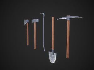 stylized tools 3D Модель