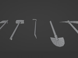 stylized tools 3D Модель