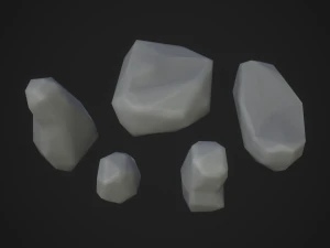 Roccia stilizzata Modello 3D