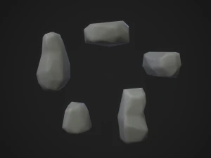 Stylized rock 3D Model