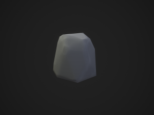 Stylized rock Model 3D