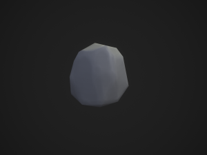 Stylized rock Model 3D