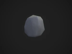 Stylized rock 3D Model
