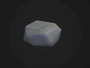 Stylized rock Model 3D