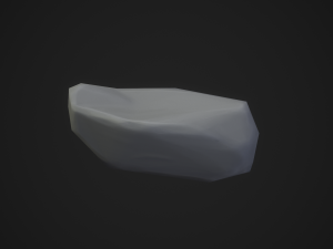 Stylized rock Model 3D