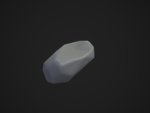 Stylized rock Model 3D