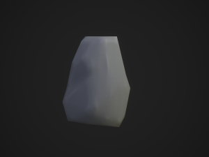 Stylized rock Model 3D