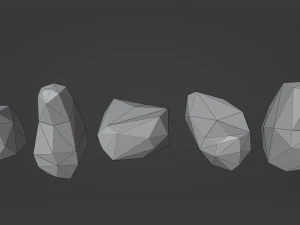 Stylized rock 3D Model