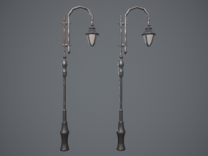 Stylized lamps 3D Model