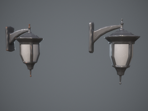Stylized lamps 3D Model