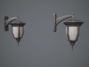 Stylized lamps 3D Model