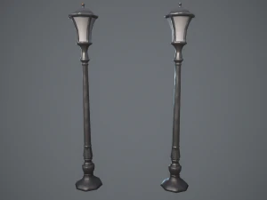 Stylized lamps 3D Model