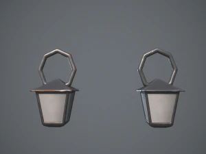 Stylized lamps 3D Model