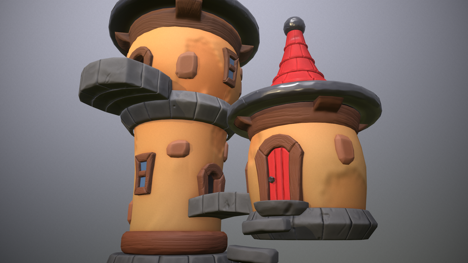 Bubble tower 3d