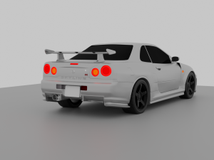 nissan skyline gt-r r34 nismo z-tune 3Dモデル