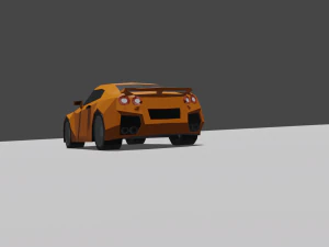 Nissan gt-r r35 Model 3D