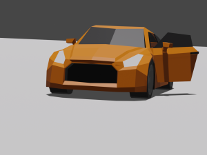 Nissan gt-r r35 Model 3D