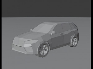 X5 2020 - LowPoly Modelo 3D