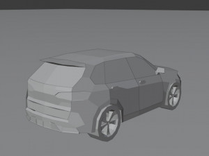 X5 2020 - LowPoly Modelo 3D