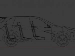 X5 2020 - LowPoly 3D Model