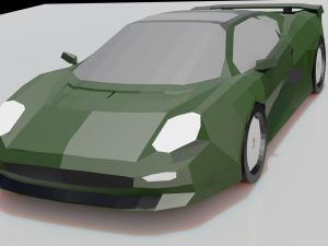 Jaguar XJ220 Model 3D