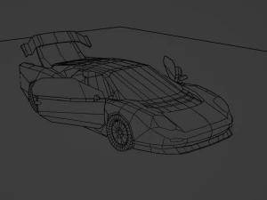 Jaguar XJ220 3D Model
