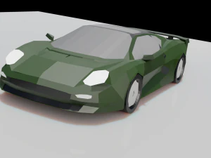 Jaguar XJ220 3D Model