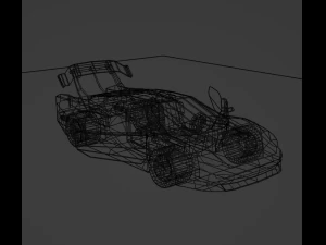 Jaguar XJ220 3D Model