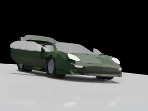 Jaguar XJ220 3D Model
