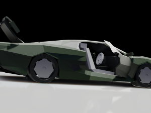 Jaguar XJ220 Model 3D