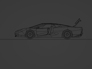 Jaguar XJ220 Model 3D