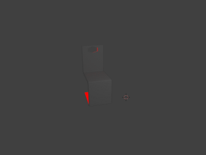 table and chair Modello 3D