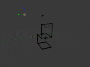 table and chair 3D Model