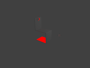 table and chair Modello 3D