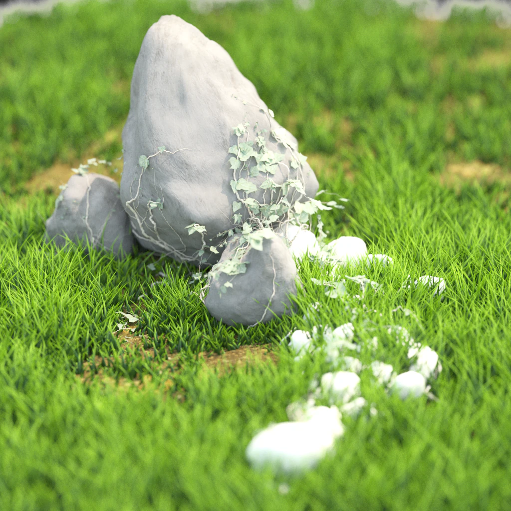bush-x10-141to150 3D Model .c4d .max .obj .3ds .fbx .stl .blend