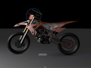 moto01 Modèle 3D