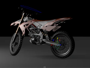 moto01 Modèle 3D
