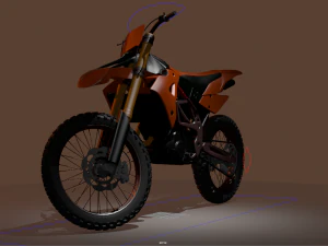 moto01 Modèle 3D