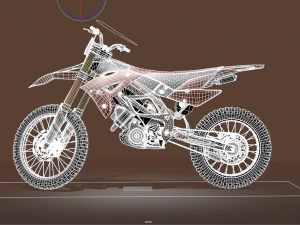 moto01 Modèle 3D