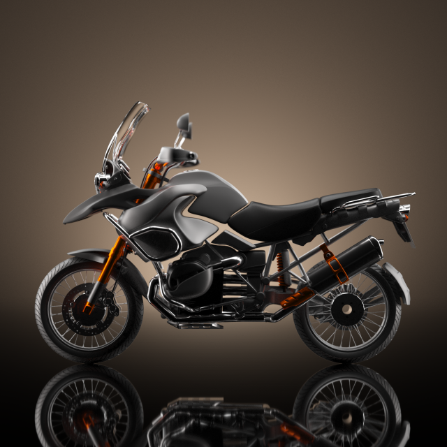 motorcycle03 3D Model .c4d .max .obj .3ds .fbx .stl .blend 