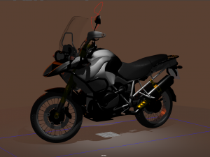 motorcycle03 3D Model
