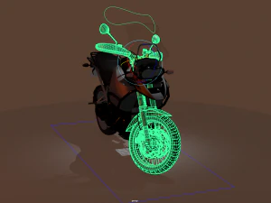 motocicleta03 Modelo 3D