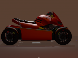 motorcycle04 3Dモデル