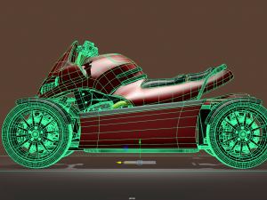 motorcycle04 3Dモデル
