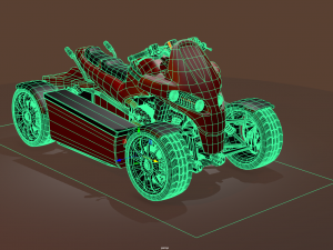 motorcycle04 3Dモデル