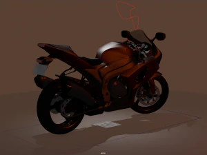motocicleta08 Modelo 3D