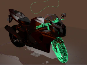 motocicleta08 Modelo 3D