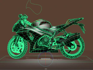 motocicleta08 Modelo 3D