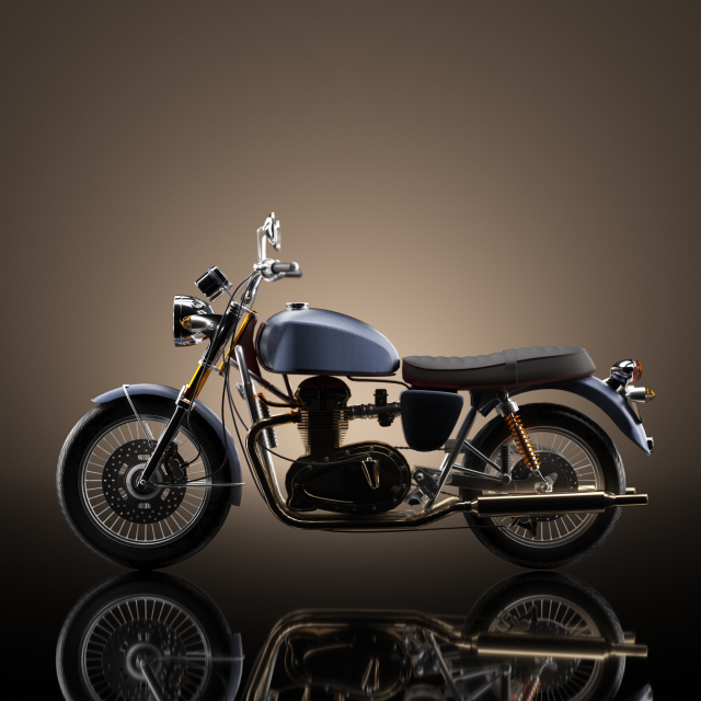 motorcycle10 3D Model .c4d .max .obj .3ds .fbx .stl .blend 